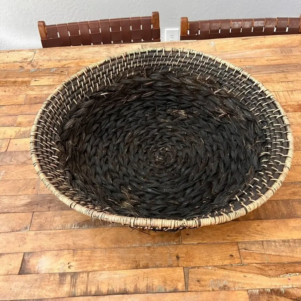 Handwoven Large Rattan Wicker Basket 21